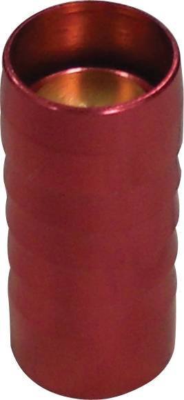 Roll Over Valve - Vent - External - Check Valve - 3/8 in Hose Barb Inlet - 3/8 in Hose Barb Outlet - Aluminum - Red Anodized - Each
