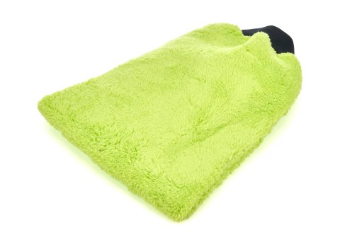 Cleaning Mitt - 10 x 7.5 in - Microfiber - Green - Each