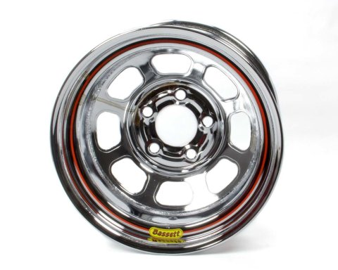 Wheel - D-Hole Armor Edge - 15 x 8 in - 2.000 in Backspace - 5 x 5.00 in Bolt Pattern - Steel - Chrome - Each