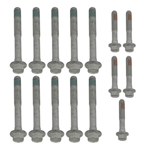 Cylinder Head Bolt Kit - Hex Head - Steel Zinc Coated - GM LS-Series - Kit