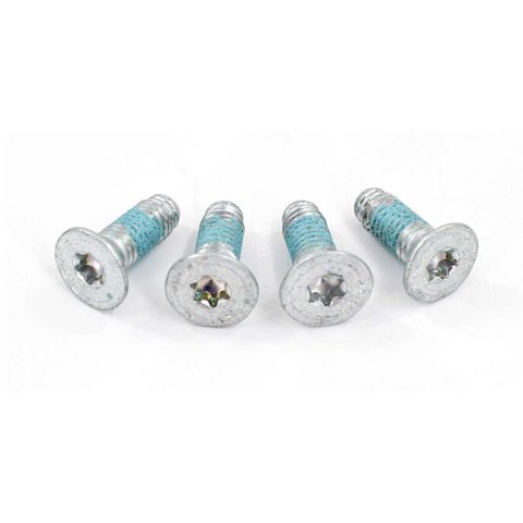 Camshaft Retainer Bolt - 8 mm x 1.25 Thread - 17 mm Length - Torx - Steel - Natural - GM LS-Series / GenV LT-Series - Set of 4