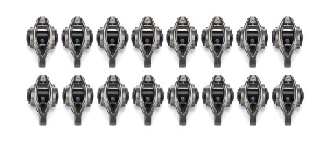 Rocker Arm - Pedestal Mount - OEM - Full Roller - Steel - Natural - GM LS-Series - Set of 16