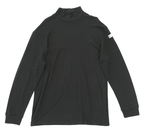 Underwear Top - SFI 3.3 - Long Sleeve - Turtle Neck - Fire Retardant Cotton - Black - X-Large - Each