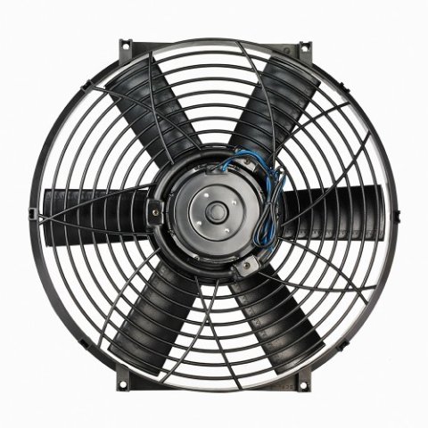 Electric Cooling Fan - Thermatic - 24V - 16 in Fan - Push / Pull - Straight Blade - 15.9 in H x 16.75 in W - 3.8 in Thick - Plastic - Each