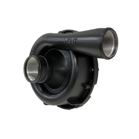 Water Pump - EWP150 - Electric - Remote Mount - 16 AN Female / 1-3/8 in Hose Barb to 16 AN Female / 1-3/8 in Hose Barb - 42.8 GPM - Aluminum - Black P