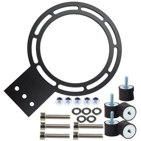Water Pump Bracket - EWP - Remote Mount - Steel - Black Powder Coat - Davies Craig EWP115 / EWP140 / EWP150 Water Pumps - Each