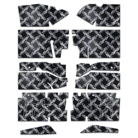 Sound Barrier - Xtreme - Floor - Self Adhesive Backing - Aluminum / Rubber - Silver / Black - Ford Mustang 1979-93 - Kit