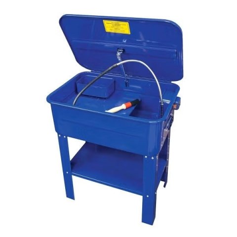 Part Washer - 30 x 21 x 34.5 in - Electric Pump - 20 Gallon Capacity - Blue - Kit