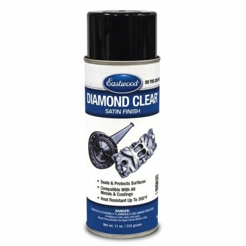 Paint - Diamond Clear - Satin Clear - Aerosol - 11 oz Can - Each