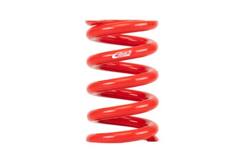 Bump Stop Spring - 3.6 in Free Length - 1.5 in ID - 800 lb/in Spring Rate - Steel - Red Powder Coat - Each