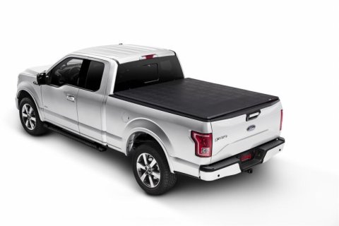 Tonneau Cover - Trifecta 2.0 - Folding - Bed Rail Attachment - Vinyl Top - Black - 6 ft 6 in Bed - Ford Fullsize Truck 2009-14 - Kit