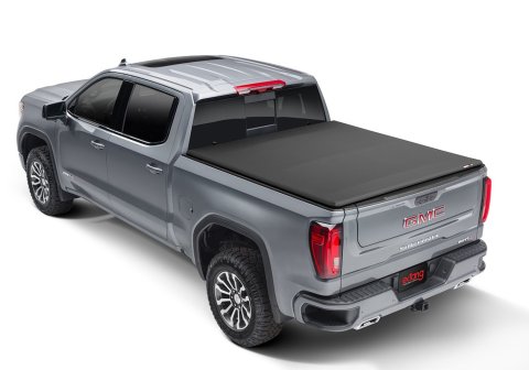 Tonneau Cover - Trifecta Signature 2.0 - Folding - Bed Rail Attachment - Canvas Top - Black - 6 ft 7 in Bed - GM Fullsize Truck 2019-20 - Kit