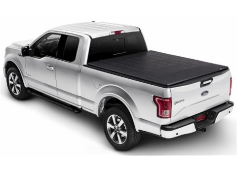 Tonneau Cover - Trifecta Signature 2.0 - Folding - Bed Rail Attachment - Canvas Top - Black - 6 ft 9 in Bed - Ford Fullsize Truck 1999-2016 - Kit