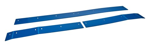 Wear Strip - MD3 - 25.125 in / 25.5 in / 47.5 in - 4 in Tall - 3-Piece - Plastic - Blue - IMCA - Street Stock - Each