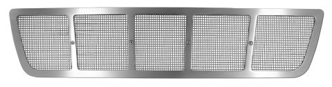 Nose Screen - Upper - 1/4 in Screen Spacing - Stainless - Natural - Crown Vic Nose - Each