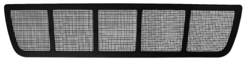 Nose Screen - Upper - 1/4 in Screen Spacing - Stainless - Black Powder Coat - Crown Vic Nose - Each