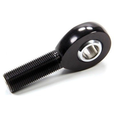 Rod End - ALRSML Series - Spherical - 3/8 in Bore - 5/8-18 in Left Hand Male Thread - Aluminum - Black Anodized - Each