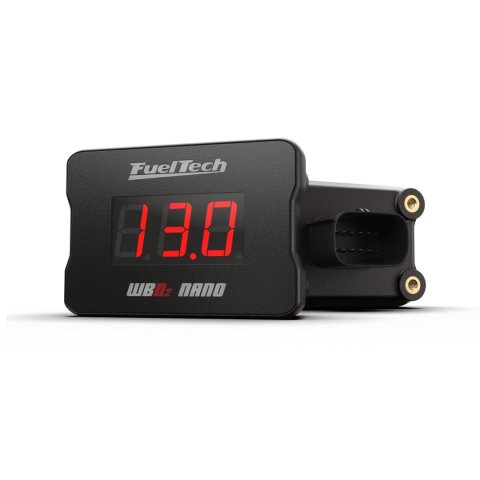 FuelTech WB-O2 Nano 3010014744 Gauge, Wideband O2, Digital, Conditioner for Bosch LSU 4.2 Sensors, Version 2, Each
