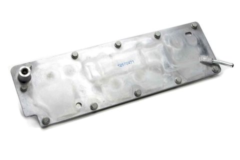 Valley Cover - 3/8 in Hose Barb Breather - O-Rings / Hardware - Aluminum - Natural - GM LS-Series - Each