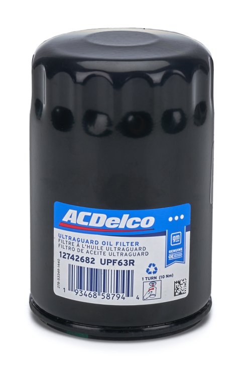Oil Filter - Canister - Screw-On - 4.5 in Tall - 22 mm x 1.50 Thread - Steel - Black Paint - Various Applications - Each