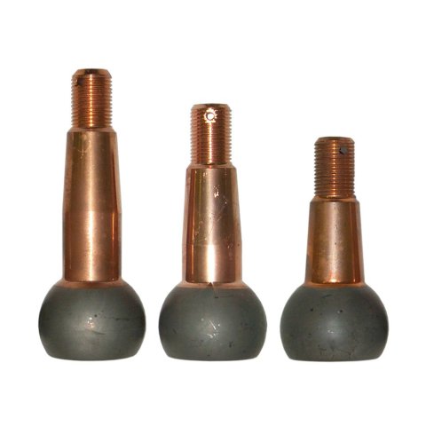 Ball Joint Stud - 1.500 in/ft Taper - 3.650 in Long - 1.437 in Ball - 1/2-20 in Thread - Steel - Natural - Each