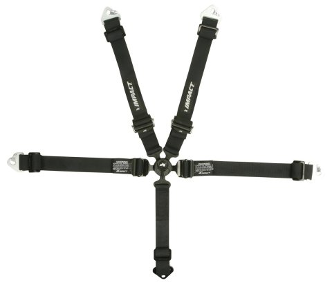 Harness - Pro Series - 5 Point - Camlock - SFI 16.5 - Pull Down Adjust - Bolt-In - Black - Kit