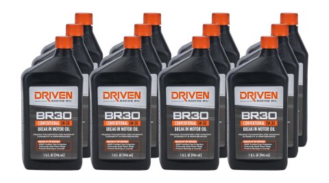 Motor Oil - BR30 Break-In - High Zinc - 5W30 - Conventional - 1 qt Bottle - Set of 12