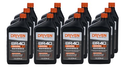 Motor Oil - BR40 Break-In - High Zinc - 10W40 - Conventional - 1 qt Bottle - Set of 12