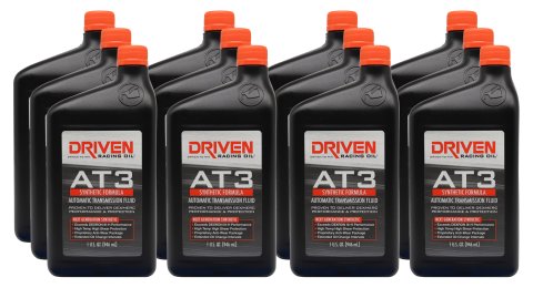 Transmission Fluid - AT3 - Automatic - Synthetic - 1 qt Bottle - Set of 12