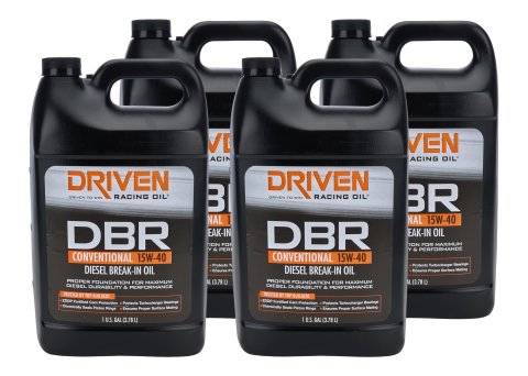 Motor Oil - DBR Break-In - High Zinc - 15W40 - Conventional - 1 gal Jug - Set of 4