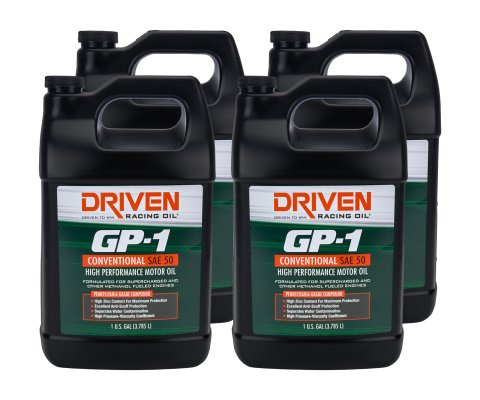 Motor Oil - GP-1 High Performance - 50W - Conventional - 1 gal Jug - Set of 4