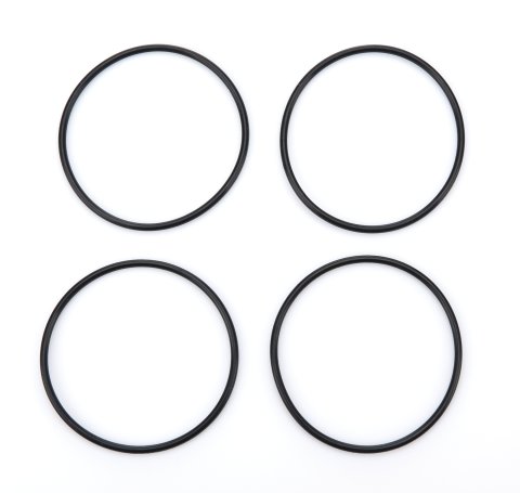 O-Ring - 1.639 in ID - 1.764 in OD - 0.073 in Thick - Rubber - Black - Restrictor Plate - Set of 4