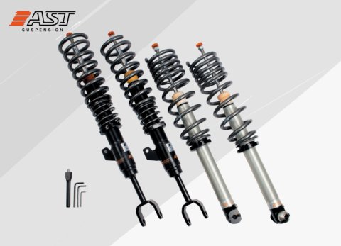 AST 5100 Series 1-Way Coilovers BMW 5-Series F10 w/ Non Inverted - F&R Top Mounts Not Included
