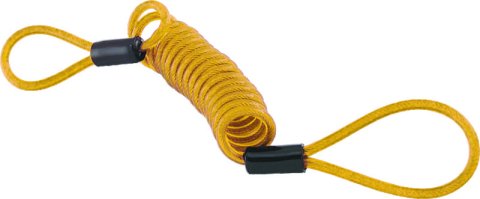 Bully Lock Reminder Disc Cable 4 ft. - Yellow