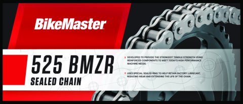 BikeMaster 525x120 BMZR Z-Ring Chain - Chrome/Chrome