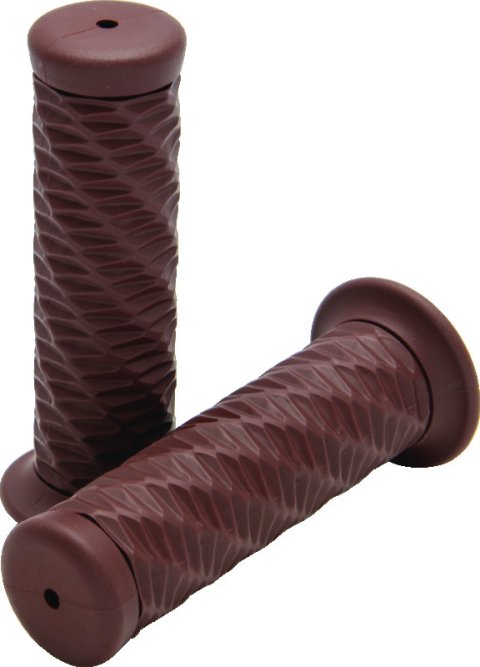 Bikers Choice 1 Inch Brown Spiral Grip