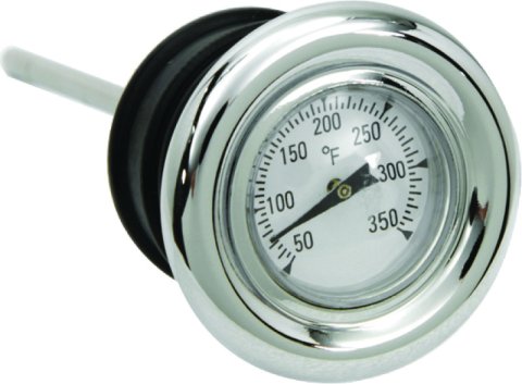 Bikers Choice 70-86 FL FX 70-78 XLCH Chrome Oil Dipstick With Temp Gauge Replaces H-D 62635-79T