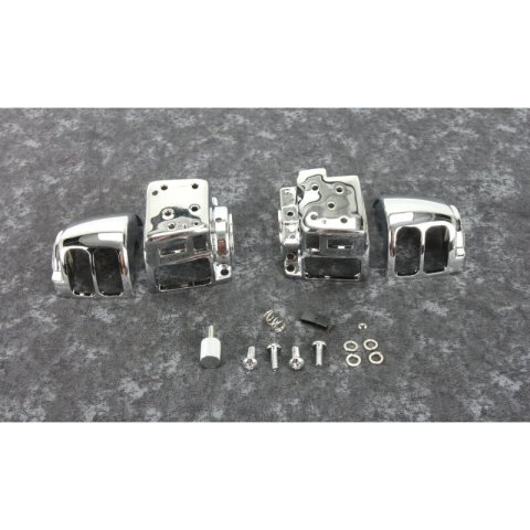 Bikers Choice 08-13 FLHT Touring With Audio / Cruise Chrome Switch Housing Kit