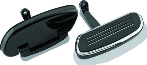 Bikers Choice 93-Up Touring Passenger Floorboards Replaces H-D 50378-07 Black