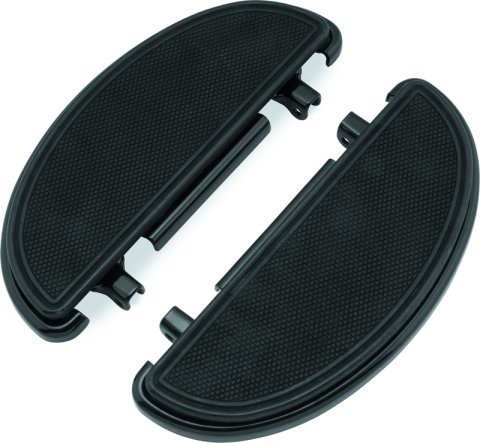 Bikers Choice 82-Up FLH FLT 86-17 FLST Black Half-Moon Floorboard Kit