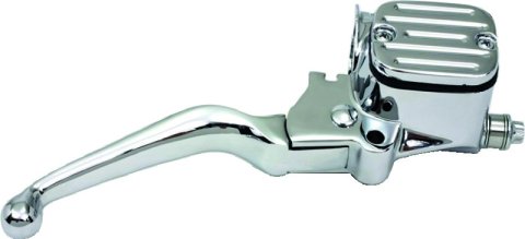 Bikers Choice Chrome 96-07 FL 96-10 ST Dyna 96-03 XL 11/16 Bore Chopped Handlebar Master Cylinder