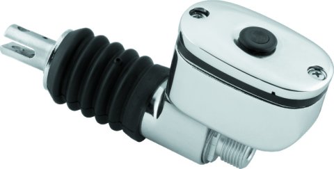 Bikers Choice 99-07 FLH/FLT / 00-05 FXST FLST Chrome Rear Master Cylinder Replaces H-D 41775-99A