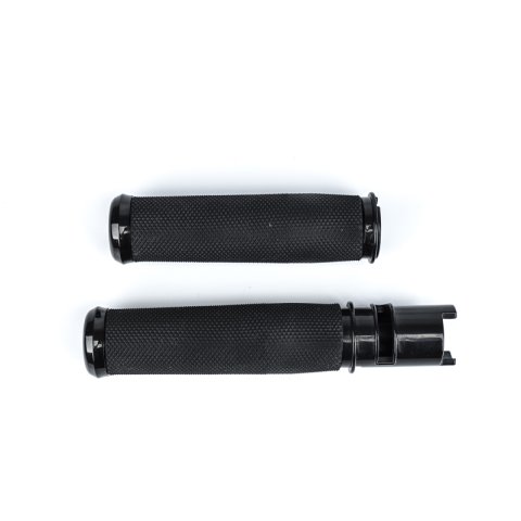 Bikers Choice Billet Aluminum Black Throttle-By-Wire Contour Grips