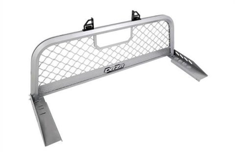 Deezee 15-23 Chevrolet Colorado Cargo Management Cab Rack - Silver Mesh