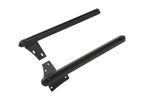 Dee Zee Auxiliary Light Mount Brackets DZ 4446JK Bracket, A-Pillar, Fog/Driving Lights, Steel, Black Textured, Jeep, JK, Pair