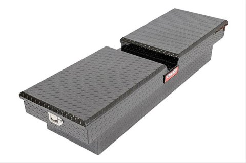 Deezee Universal Tool Box - Red Crossover - Double Black BT Full Size