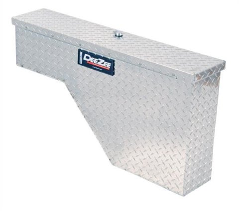 Deezee Universal Tool Box - Specialty Wheel Well BT Alum (Passenger Side)