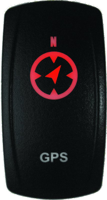 DragonFire Racing Switch Gps On/Off Red
