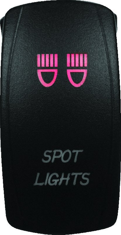 DragonFire Racing Lighted Switch Spot Light On/Off Red