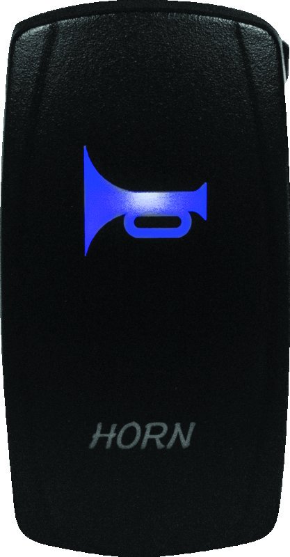 DragonFire Racing Lighted Switch Horn On/Off Blue